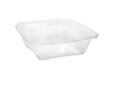 9433822 Paccor E400645 Salatbeger "SQ" 1000ml |180x180x61mm Begerbunn klar rPET uten lokk (396 stk)