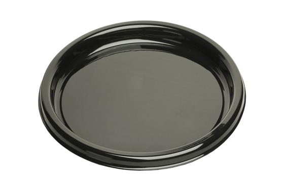 9435843  BLA00918-50 Serveringsfat rundt &#248;46 rPET Sort (50) Fat til catering og servering