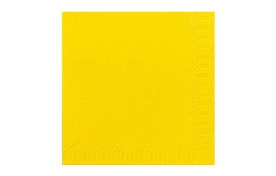 784990 Duni 180437 Serviett Duni 3L 33cm gul (125) Serviett