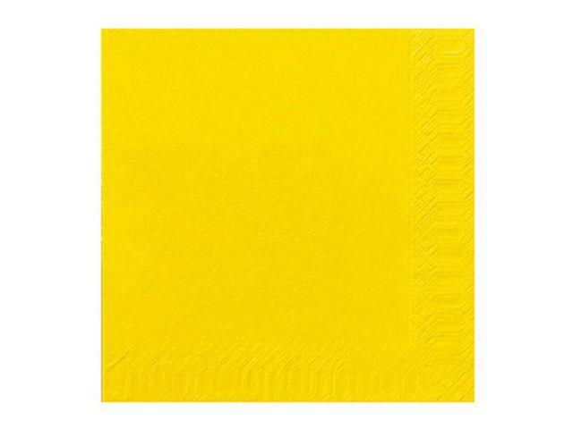 784990 Duni 180437 Serviett Duni 3L 33cm gul (125) Serviett