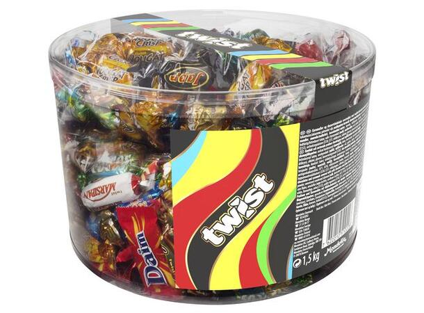 Sjokolade TWIST sylinder 1,5kg 