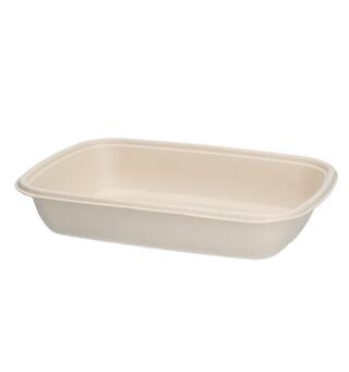 Take-Away boks Bagasse 750ml 300 stk pr kartong