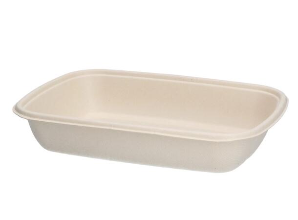 Take-Away boks Bagasse 750ml 300 stk pr kartong 