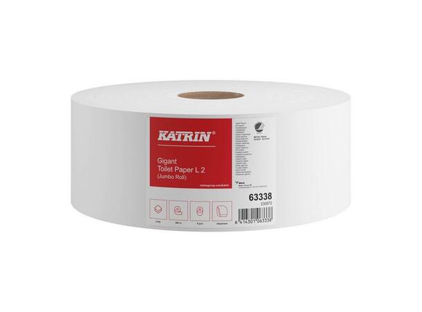 Toalettpapir KATRIN Gigant L 2L 380m (6) (tidligere Katrin Classic) 