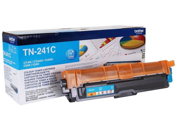 Toner BROTHER TN241C Cyan/Blå Cyan/Blå toner 
