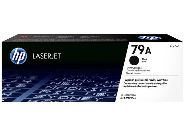 Toner HP CF279A 79A 1K Sort 