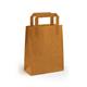 9423121 1FTTC000018 Topcraft ® papirpose med flate håndtak 180 x 80 x 220 mm | 70 gr | brun kraft