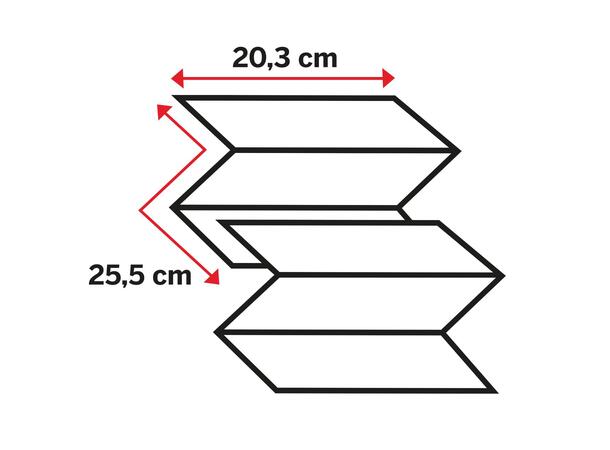 Tørkeark KATRIN Plus NonStop M 2L (2835) (2835 ark - 21 pk à 135 ark) 