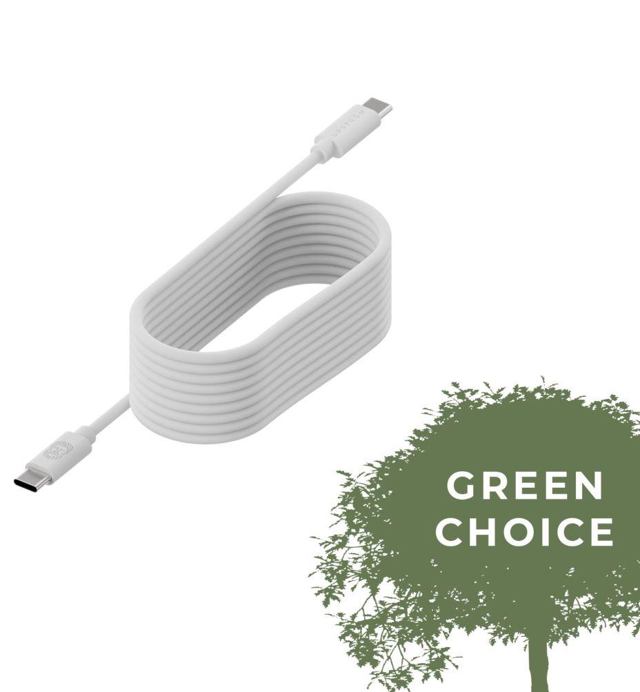 9442738  CC250-100W UPSTRÖM 100W USB-C to USB-C cable Hvit 2,5 meter