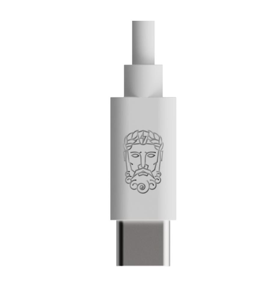 9442738  CC250-100W UPSTRÖM 100W USB-C to USB-C cable Hvit 2,5 meter