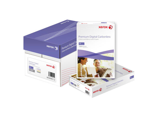 Xerox selvkopierende papir 4-lags A4 Hvit/rosa/gul/blå (125 sett) 