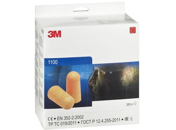 Ørepropper 3M 1 Par (2) 3M ørepropper i skumm | 9488 