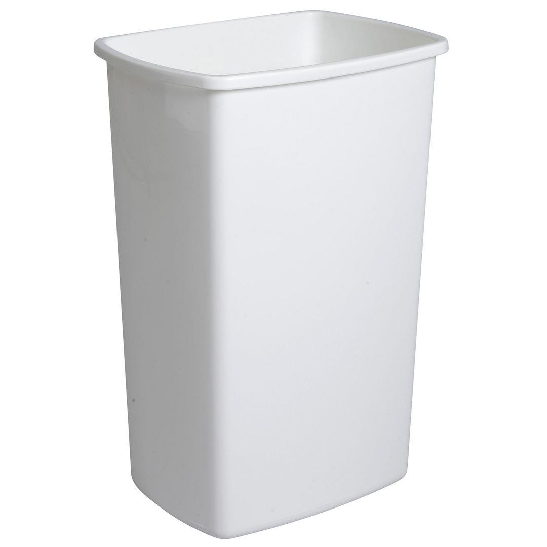 259978 Tork 177085 Avfallsbeholder ABENA plast 50L hvit 40x30x58,5cm