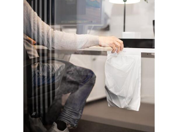 Avfallspose SOPI plast hvit (2500 stk) 