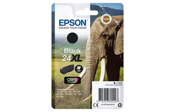 148009 Epson C13T24314022 Blekk EPSON 24XL C13T24314022 sort 