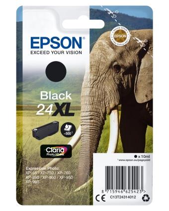 148009 Epson C13T24314022 Blekk EPSON 24XL C13T24314022 sort 