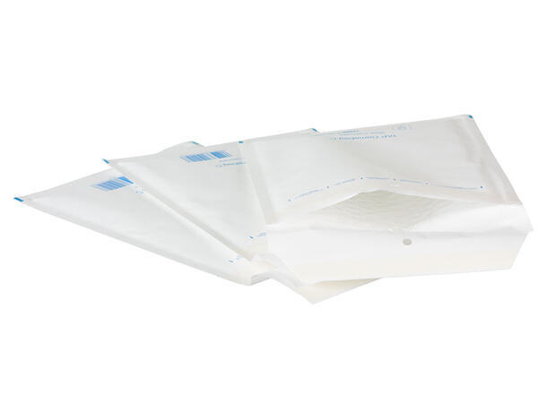 Boblekonvolutt med tiltrykk | 2 sider 16F | 220 x 340 mm | 
