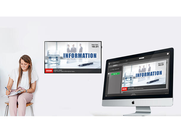 Databeat OMNIpro Digital Signage SW Pro versjon | 5 års avtale 