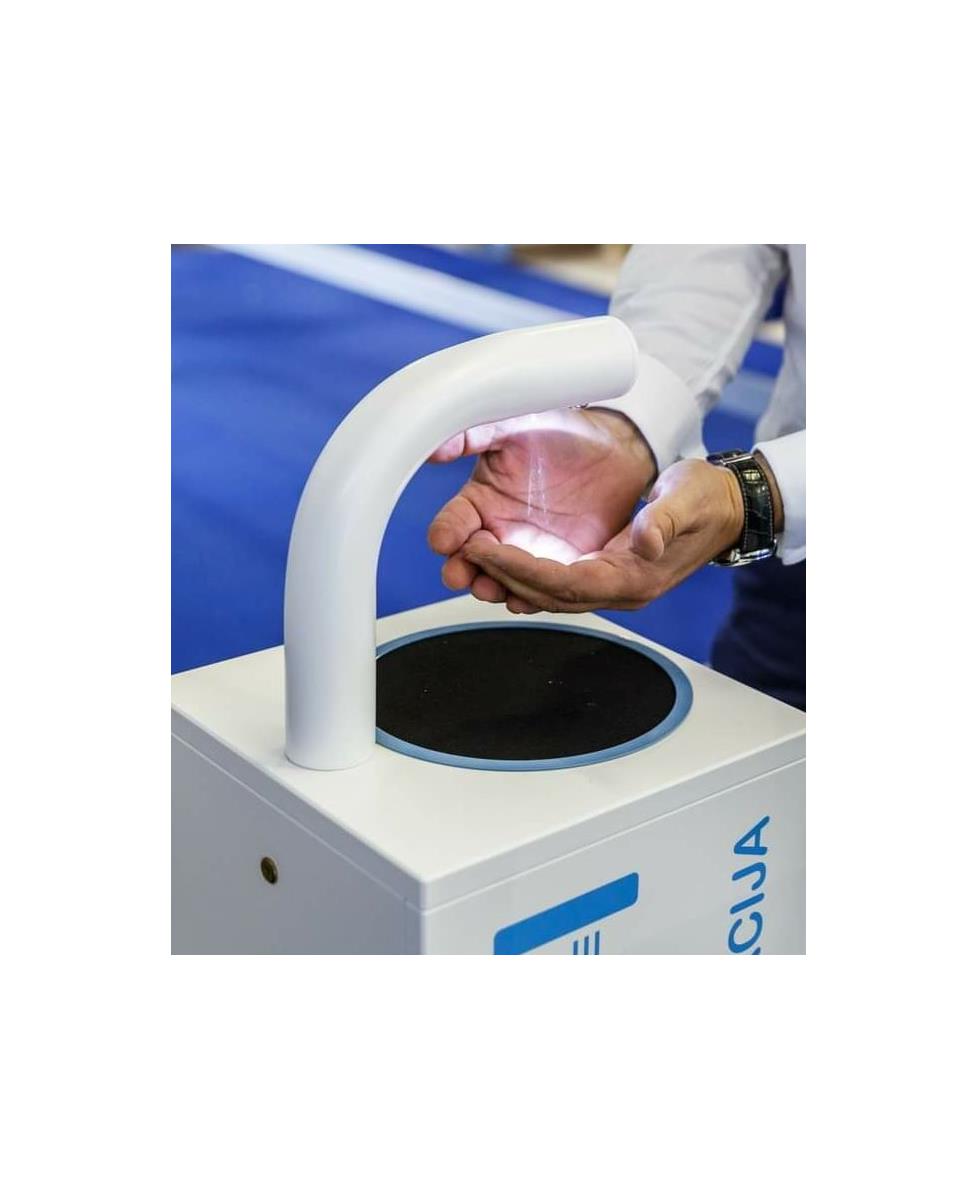 9432406  Pro5 Dispenser for desinfeksjon Pro5 Solid kontaktløs dispenser med dyse hvit