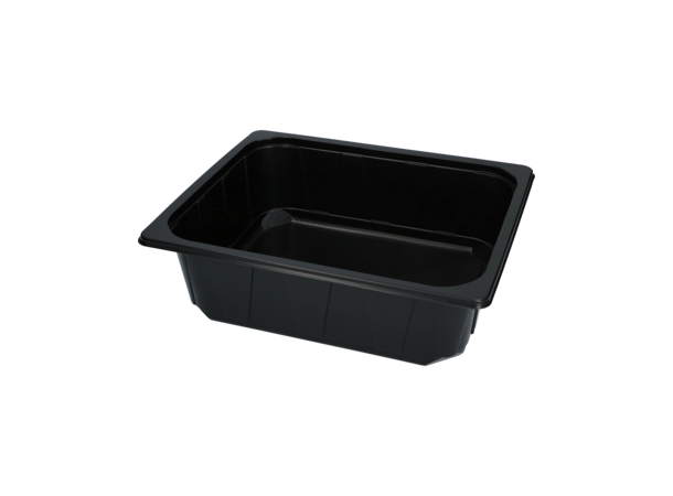 Duni Duniform®forseglbart matbrett av PP 1/2 GN 6,3 L 325x265x10 mm sort (92 stk) 