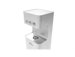 Eksklusiv berøringsfri gulvdispenser for desinfeksjon | Desanit | Rustfritt stål 