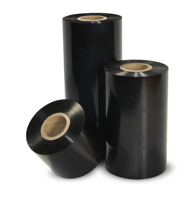 9424550 Armor T42392ZA Fargebånd termotransfer 110 mm x 300 m sort farge utside|wax/resin Armor|10stk