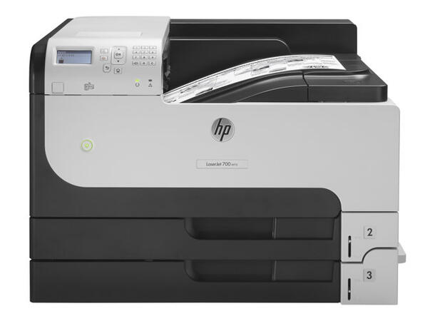 HP LaserJet Enterprise 700 M712dn (ML) Skriver-svart-hvitt-Dupleks-laser-A3-Led 