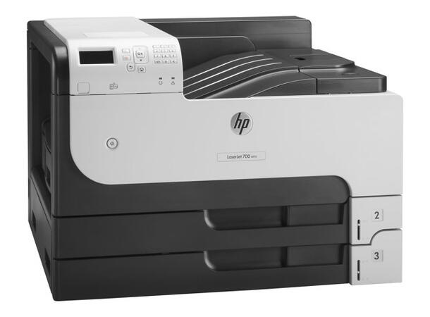 HP LaserJet Enterprise 700 M712dn (ML) Skriver-svart-hvitt-Dupleks-laser-A3-Led 