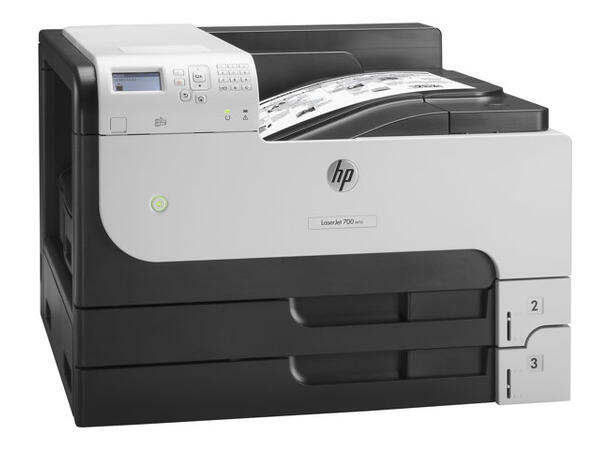 HP LaserJet Enterprise 700 M712dn (ML) Skriver-svart-hvitt-Dupleks-laser-A3-Led 