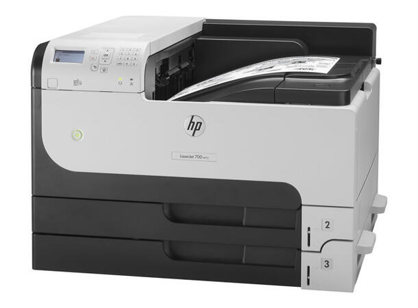 HP LaserJet Enterprise 700 M712dn (ML) Skriver-svart-hvitt-Dupleks-laser-A3-Led 