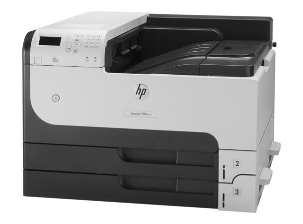 HP LaserJet Enterprise 700 M712dn (ML) Skriver-svart-hvitt-Dupleks-laser-A3-Led 