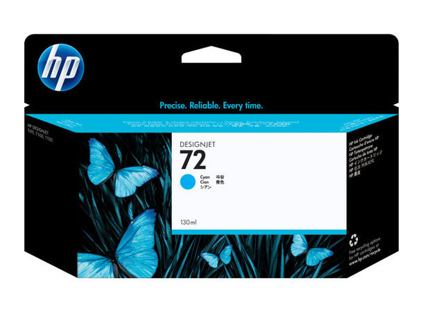 HP nr.72 Vivera blekk cyan130 ml 