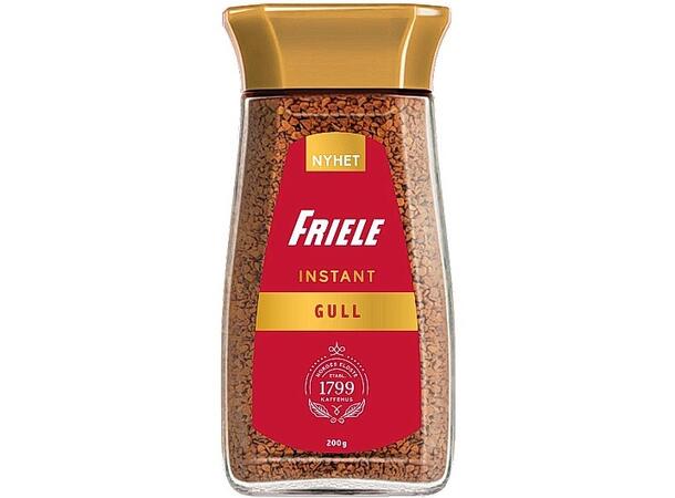 Kaffe FRIELE instant Gull glass 200g 