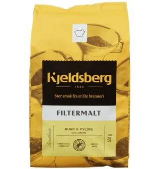 Kaffe Kjeldsberg filtermalt 500g (12)