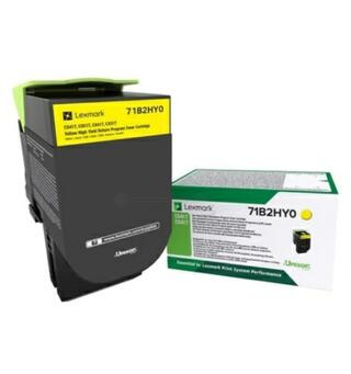 LEXMARK 3,5K Return Program Yellow Toner Gul toner til CS417dn, CX417de, CS517de
