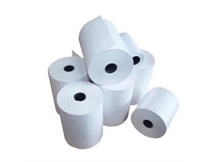 Linerless etikettrull 58 mm x 80 m eske med 12 ruller 