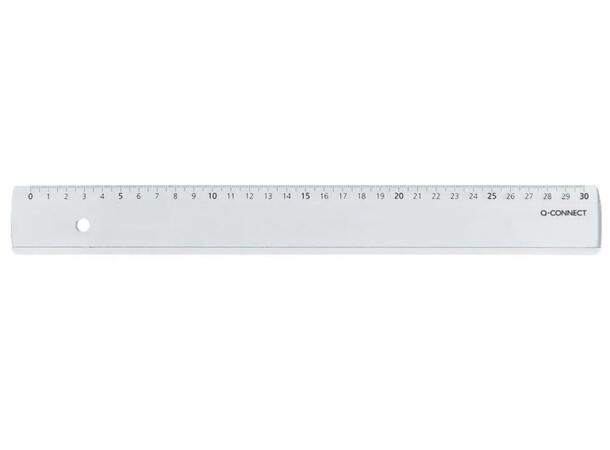 Linjal Q-Connect 30 cm oppheng 