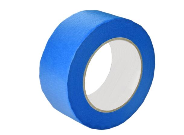 Maskeringstape Blå 50mm x 50m UV 16DG Papirtape 