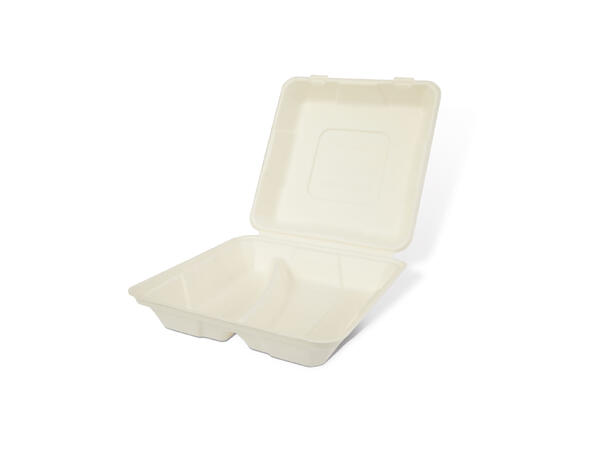 Matboks fiber 2-rom 21,5 x 21,5 x 6cm | 250 stk pr eske 