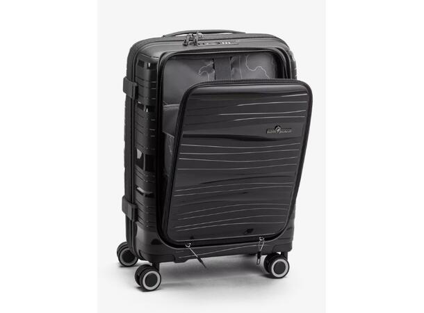 North Pioneer OSL Kabinkoffert 55cm sort Med laptoplomme 
