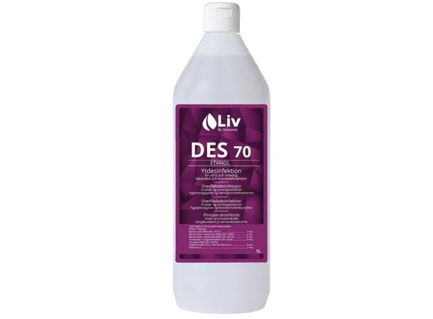 Overflatedesinfeksjon 70 Liv 1 L (12) 