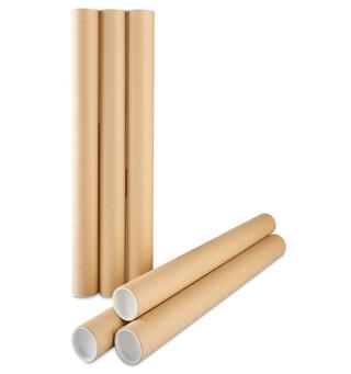 Posthylse 100mm x 750 mm Brun