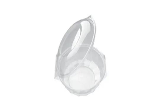 9444299   Salatbeger Rund 750ml beger med hengslet lokk i rPET (240 stk)