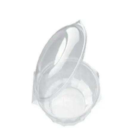9444299   Salatbeger Rund 750ml beger med hengslet lokk i rPET (240 stk)