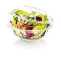 Salatbeger SH 250ml | 150 x 49 mm beger med hengslet lokk i rPET (300 stk)