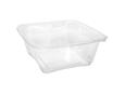 9433823 Paccor E400644 Salatbeger "SQ" 1250ml |180x180x74mm Begerbunn klar rPET uten lokk (396 stk)