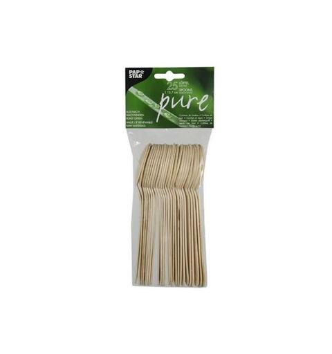 Skje PURE tre 15,7cm (25) Engangsbestikk produsert av bjørk