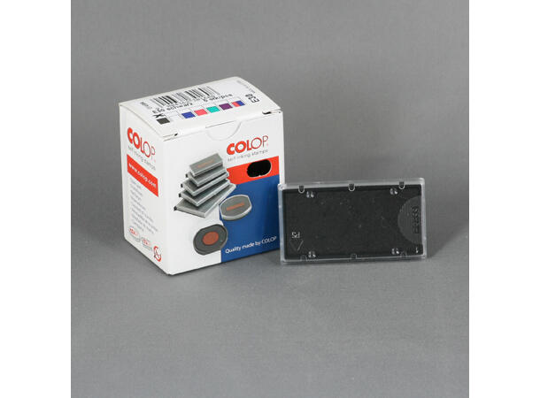 Stempelpute Colop E-30 sort Ekstra fargepute til Colop P-30 