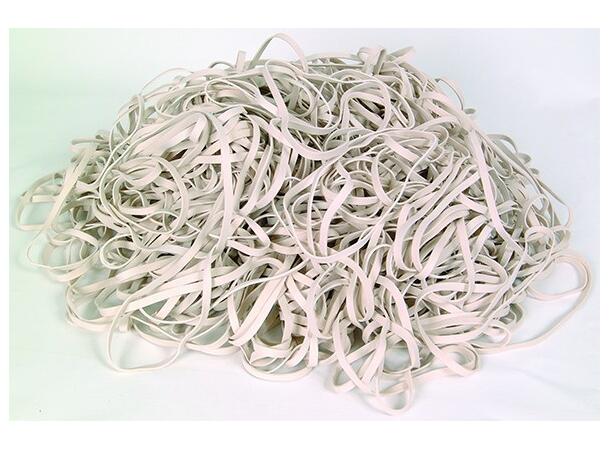 Strikk SIAM 180/8 500 gr hvit Gummistrikk 