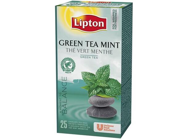 Te LIPTON grønn tchae m/mint (25) 